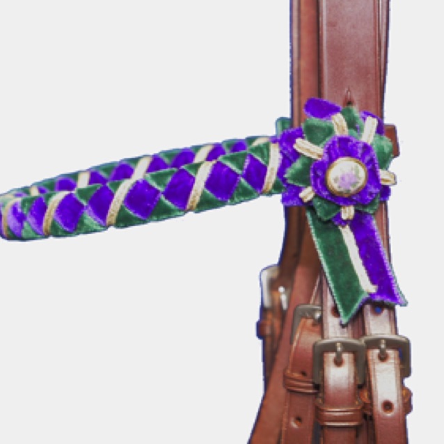 Pony bridle showing Browband detail